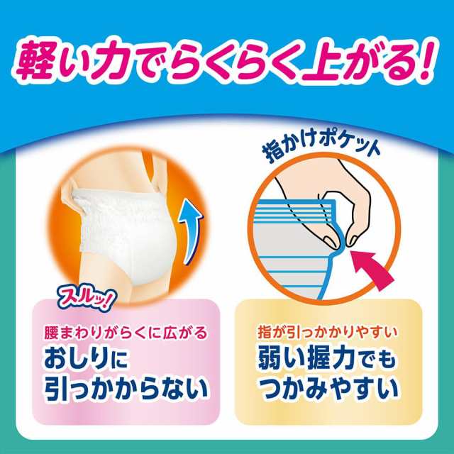 【ケース販売】リリーフ パンツタイプ 上げ下げらくらくうす型パンツ ２回分【ADL区分:一人で歩ける方】Ｍ−Ｌ３４枚×３パック 大人用おの通販は