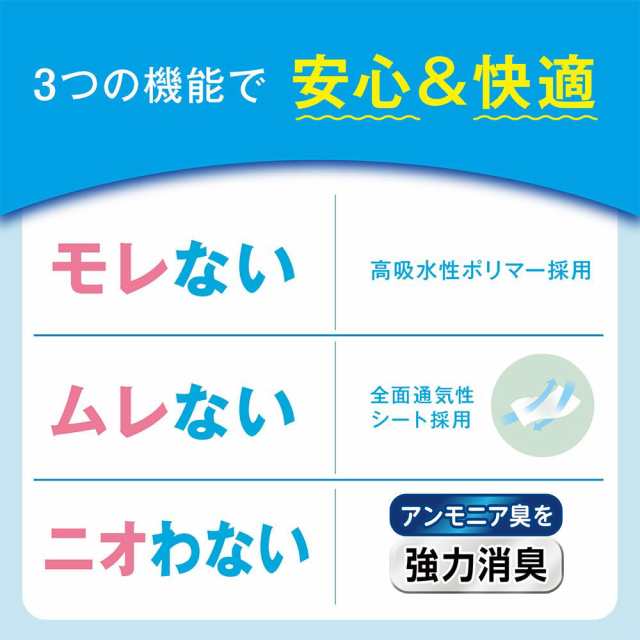 【ケース販売】リリーフ パンツタイプ 上げ下げらくらくうす型パンツ ２回分【ADL区分:一人で歩ける方】Ｍ−Ｌ３４枚×３パック 大人用おの通販は