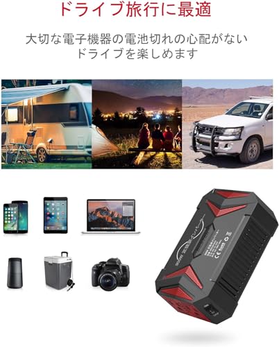 BESTEK 正弦波 インバーター シガーソケット コンセント 300W DC12VをAC100Vに変換 USB2ポート搭載：USB-C PD 30W USB-A PD 18W ACコンセ_3