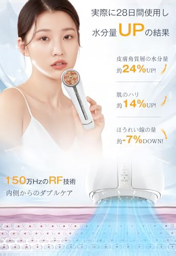 美顔器 RF美顔器 イオン導出 イオン導入 超音波美顔器 EMS 微電流 4色LED 光エステ 1台多役 イオン美顔器 6種類モード 3段階レベル  超音の通販はau PAY マーケット - hkマーケット | au PAY マーケット－通販サイト