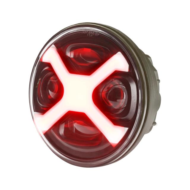 Vancroser クロスカブ CC110 ヘッドライト LED オートバイ ヘッドライト DRL付き Hi/Lo切り替え 12V/24V IP68防水 X型 ホンダ クロスカブ_2