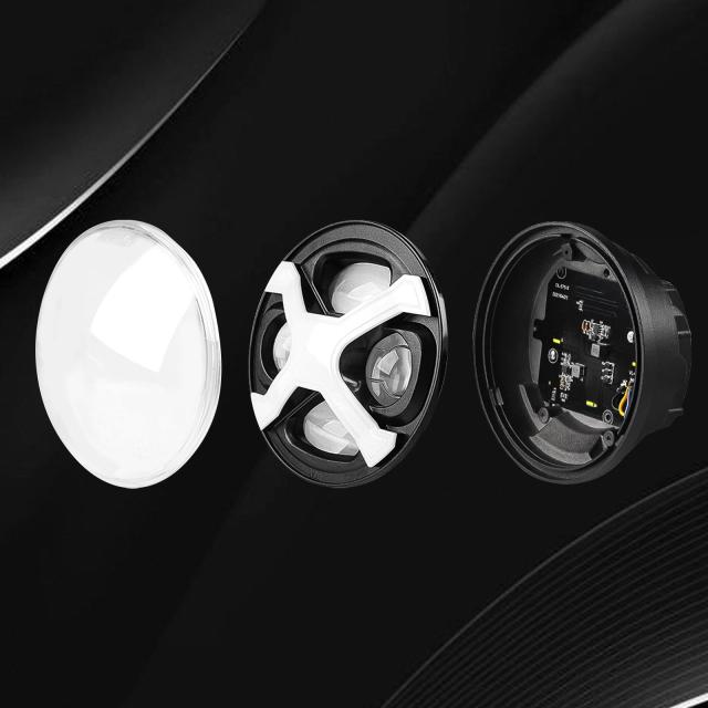 Vancroser クロスカブ CC110 ヘッドライト LED オートバイ ヘッドライト DRL付き Hi/Lo切り替え 12V/24V IP68防水 X型 ホンダ クロスカブ_5