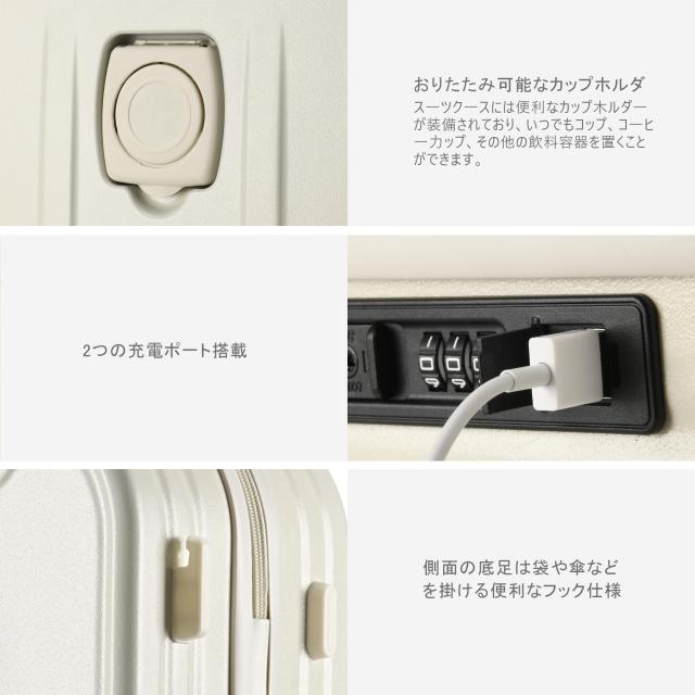 [SEDORELAR] スーツケース 機内持ち込み キャリーケース キャリーバッグ USB充電ポート付き 超軽量 耐衝撃 大容量 静音 360度回転 ダブルの通販は