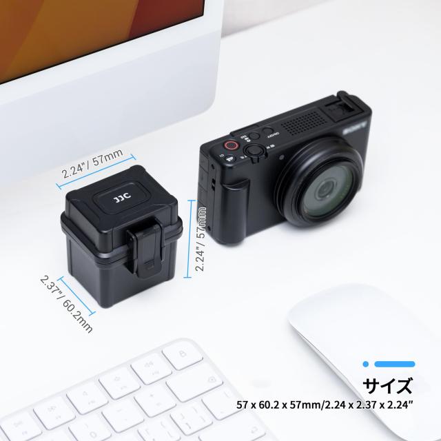 JJC カメラバッテリーケース メモリーカードケース SD SDHC SDXC