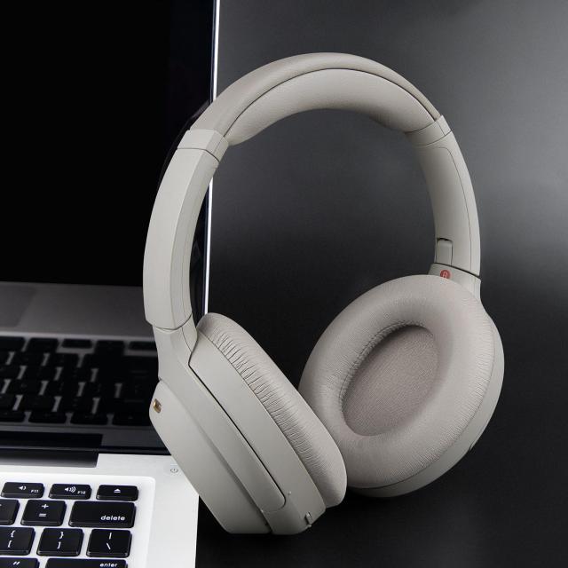 SOULWIT イヤーパッド + ヘッドバンド セット Sony WH-1000XM4 (WH1000XM4) Over-Ear 用 ヘッドセット 交換 キット ヘッドホン 替え パッ_2