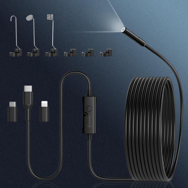ファイバースコープ 1920P HD内視鏡カメラ 8個高輝度LEDライト工業用内 Amazon.co.jp: ファイバースコープ 1920P HD内視鏡カメラ 8個高