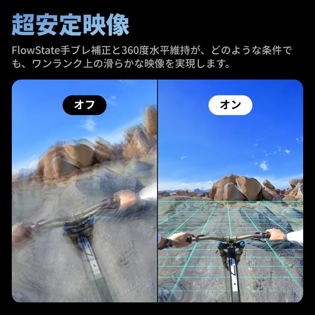 Insta360 X4-8K防水360度アクションカメラ、4K広角動画、見えない自 