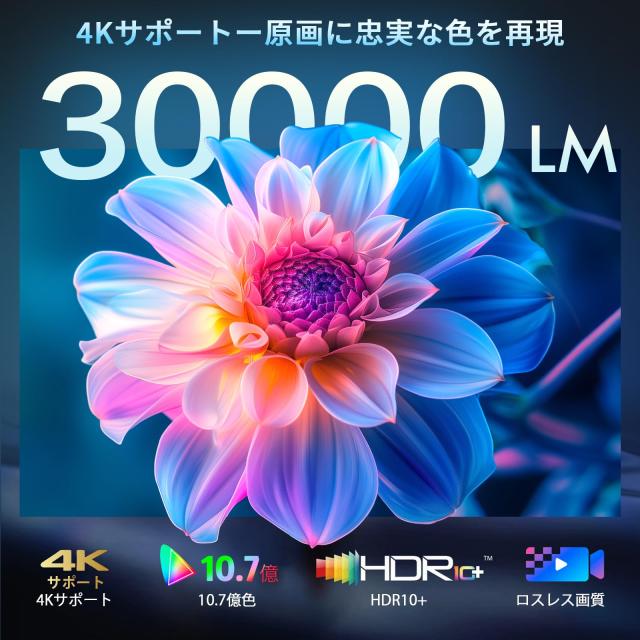 【新品同様】電動フォーカス＆28000LM高輝度＆低騒音 4K対応プロジェクター 81+Kbpp4DNL._AC_UL210_SR210,