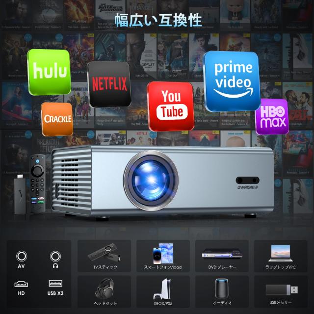2024革新電動フォーカス＆28000LM高輝度＆低騒音＆家庭用