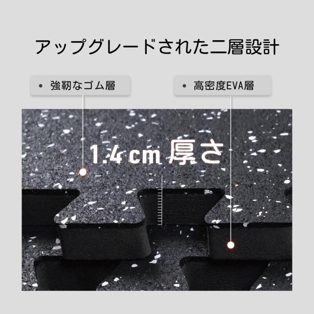 AIRHOP フロアマット　ジョイントマット 60x60x1.4cm 24枚 AIRHOP フロアマット ジョイントマット 60x60x1.4cm 24枚 AIRHOP