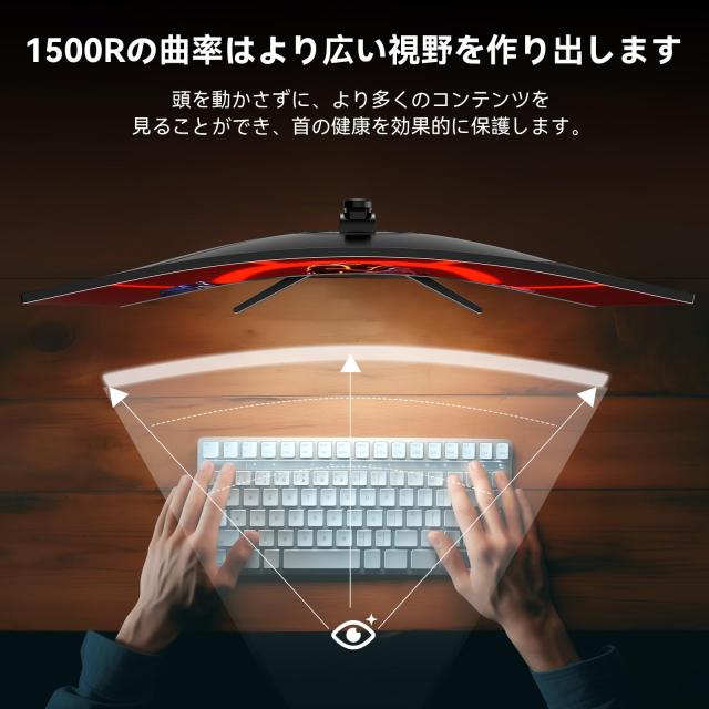 Minifire 34インチゲーミングモニター 曲面ウルトラワイド WQHD