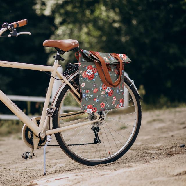 TIOGAリア ダブルパニアバッグ  ほぼ未使用左右セット 自転車バッグ Amazon.co.jp: TOURBON サイドバッグ 自転車 パニアバッグ リア