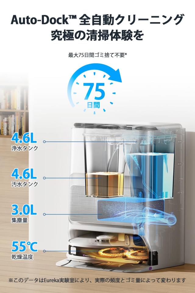 【美品】EUREKA ロボット掃除機 J12 Ultra 110489-14-