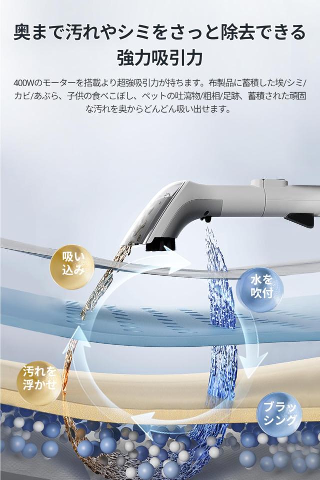 2024新登場・リンサークリーナー】 EUREKA カーペットクリーナー