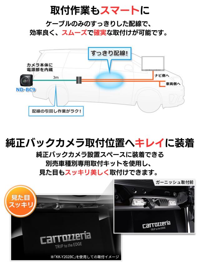 Pioneer パイオニア バックカメラ ND-BC9 汎用 カロッツェリアの通販は