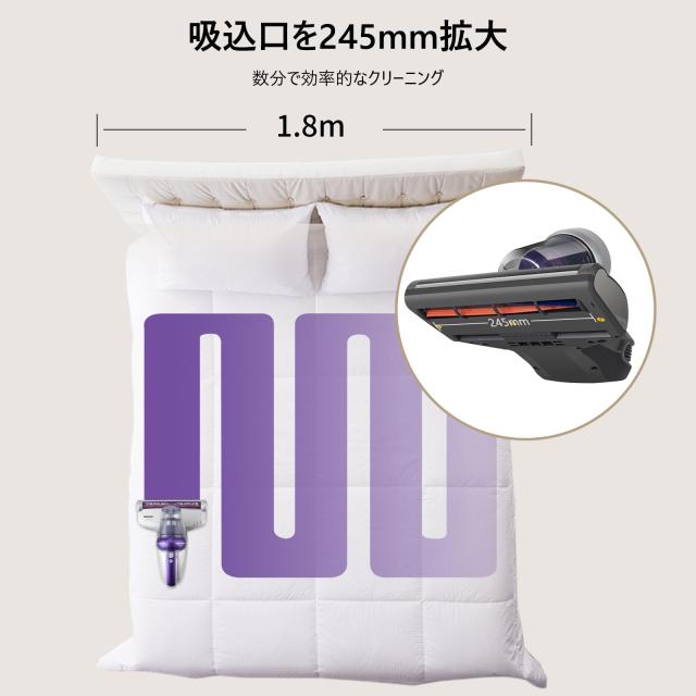 Jimmy JV35 布団クリーナー 布団掃除機 14kPa強力吸引ハイパワー Jimmy JV35 布団クリーナー 布団掃除機 14kPa強力吸引ハイパワー