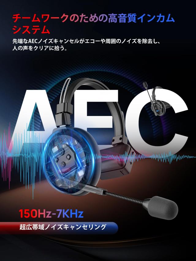 SYNCO XTALK X2 ワイヤレスインカムヘッドセットシステム, 2人対応 Amazon | SYNCO Xtalk X2 2.4Gワイヤレスヘッドセット マイク