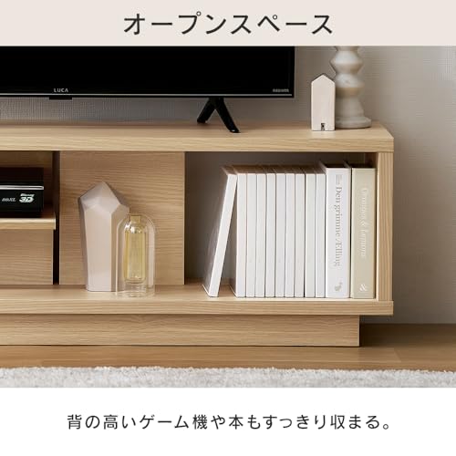 【IRIS OHYAMA】 コードを隠せるテレビ台 収納棚付き 幅100cm 619XbrOBnPL._UF894,1000_QL80_.jpg