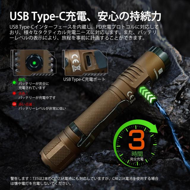 ACEBEAM P20 懐中電灯 USB充電式 Powerful Long Distance Flashlight|Acebeam® Official Store