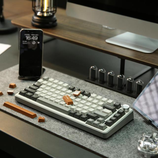 YUNZII B75 PRO 75% ガスケットゲーミングキーボード 無線メカニカル