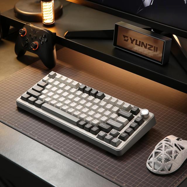 YUNZII B75 PRO 75% ガスケットゲーミングキーボード 無線メカニカル