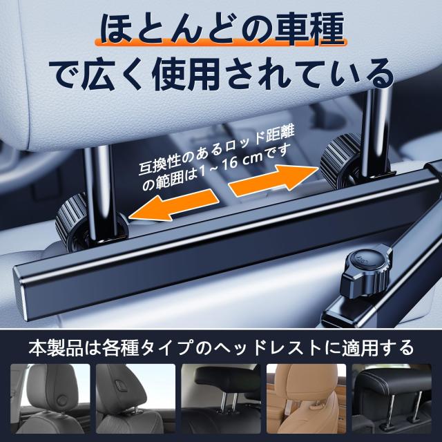 PANPHEN車扇風機後部座席風量3段階調節360°回転可能デュアルファン低騒音車用扇風機5 v/2 A USB延長配線折り畳みブラケット付き汎用車載の通販は