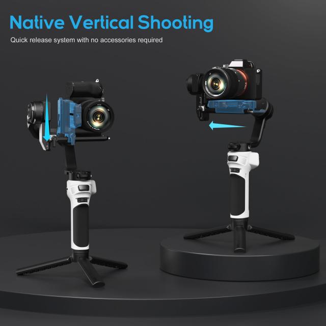 ZHIYUN CINEPEER Weebill 3E 3軸ジンバルスタビライザー、ミラー