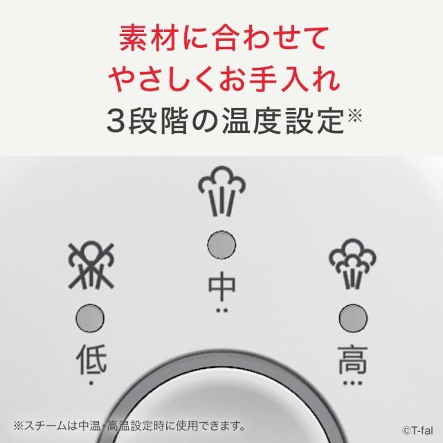 【オンライン限定】ティファール スチームアイロン 衣類スチーマー コンパクト 超軽量 パワフルな2WAY 「スチームシュプレ ブラック」 ハ_6