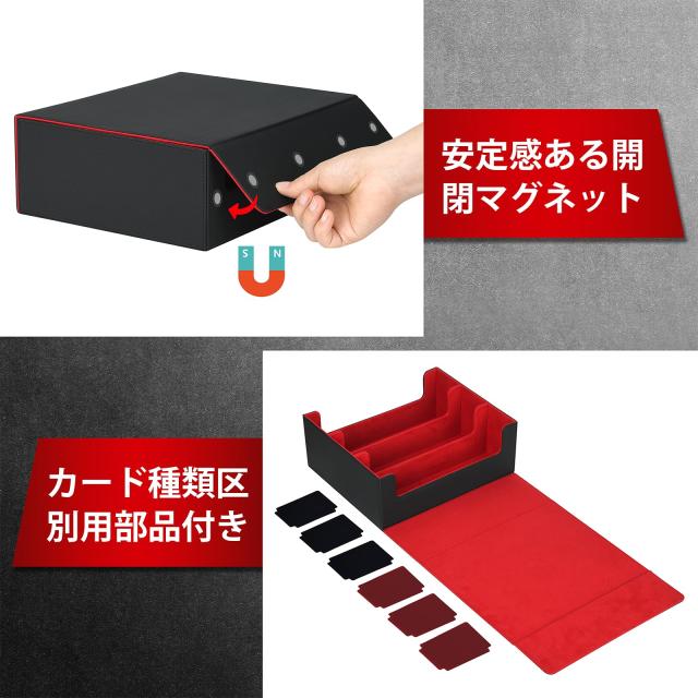 【どんパパさん専用】中国限定ミミッキュプレマ スリーブ デッキケース 3点セット MOUJANPO デッキケース 大容量 マグネット式トレカ ケース PU