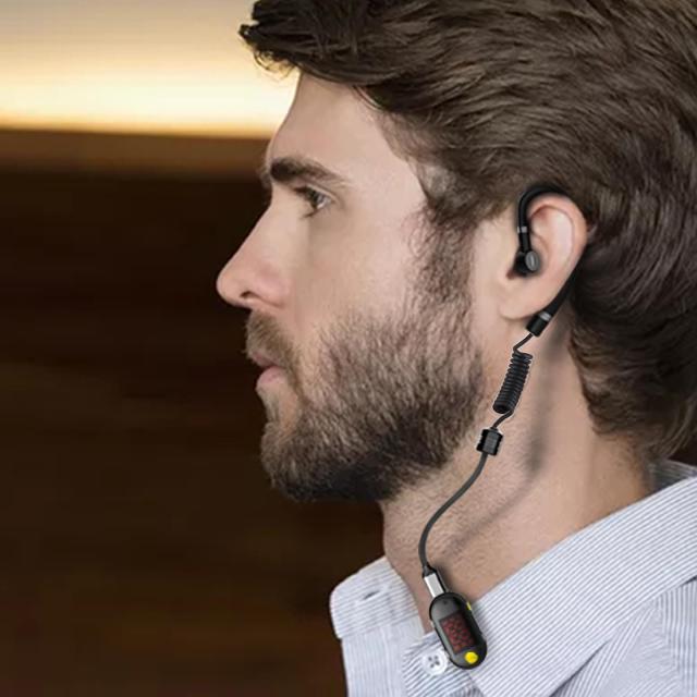 レストラン、アウトドアスポーツスーパー、旅行用超ミニインターホン双方向無線ポータブルFMトランシーバ (3台)_1