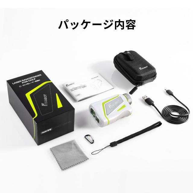 FOSSiBOT ゴルフレーザー距離計 C1000/C1000 PRO OLED赤緑色表示 光学6