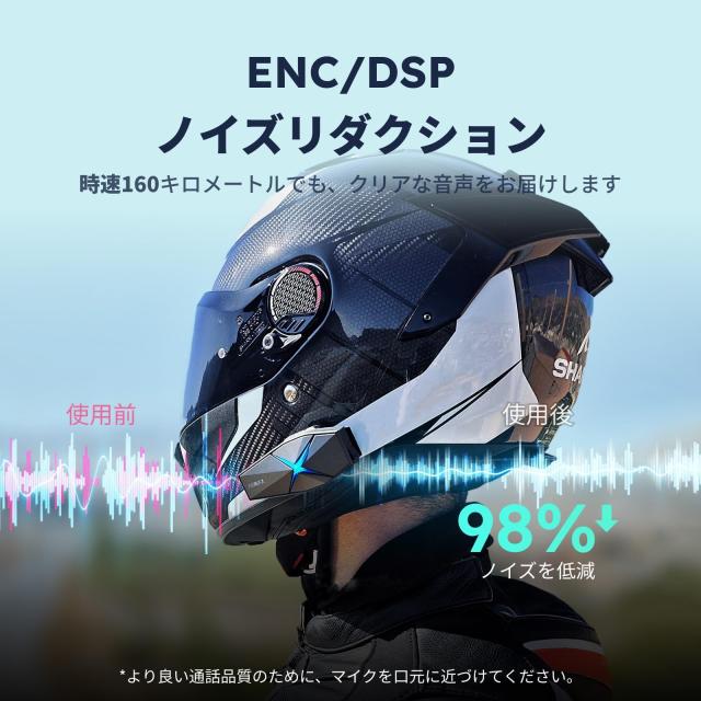 ASMAX F1 バイク インカム 10人同時メッシュ通信可能 Bluetooth5.3