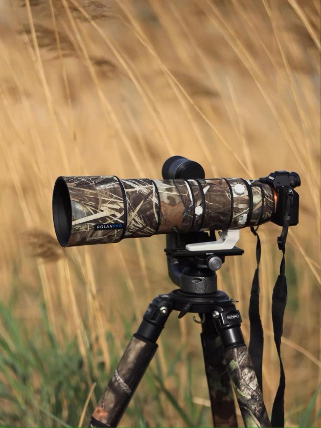 ROLANPRO 迷彩レンズカバー 適合するSony FE 200-600mm F5.6-6.3 G OSSコートレンズ保護スリーブケース-#39 防水