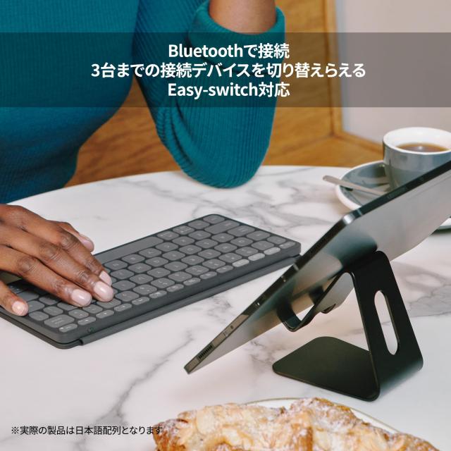 ロジクール KEYS TO GO 2 ワイヤレス キーボード iK1043GRUd 薄型 軽量 222g Bluetooth ワイヤレスキーボード 無線 Easy-Switch 日本語配の通販は