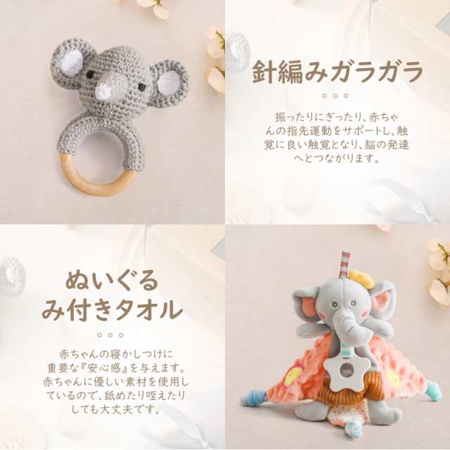 【名入れ無料】 出産祝い Etucdose 豪華8点セット おもちゃ ベビータオル その他