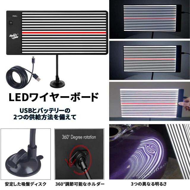 PDR 車修理 デントリペアツール 車へこみ直し 車補修工具 100Wグルーガン グルースティック10本つき 48点工具セット PDR デントリペア 87PCS デントリペアツール LEDワイヤーボード付き