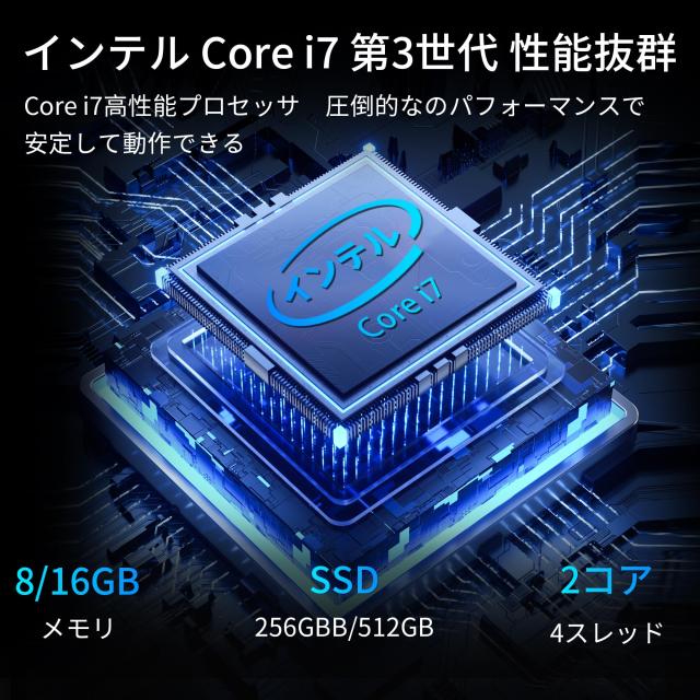 WEY デスクトップ 一体型PC Core i7 24インチ オールインワン 一体型パソコン 16GB メモリ SSD 512GB/フルHD（1980x1080)/ Windows 11 Pr_1