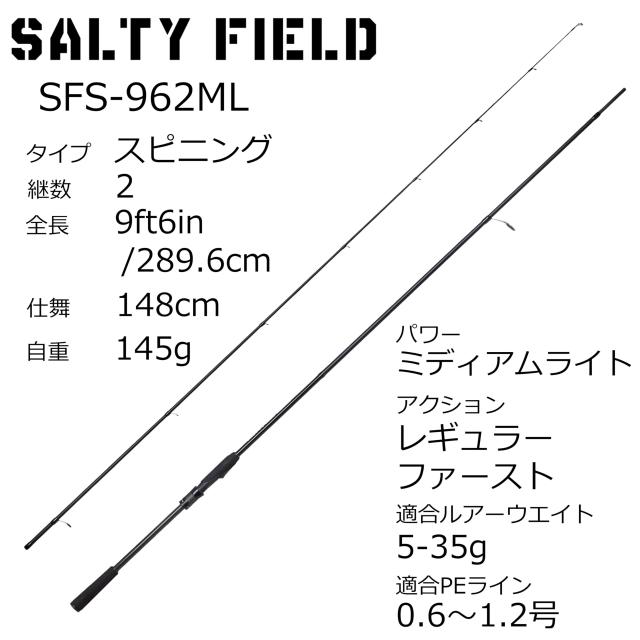 Amazon.co.jp限定】Abu Garcia(アブガルシア) SALTYFIELD ソルティー