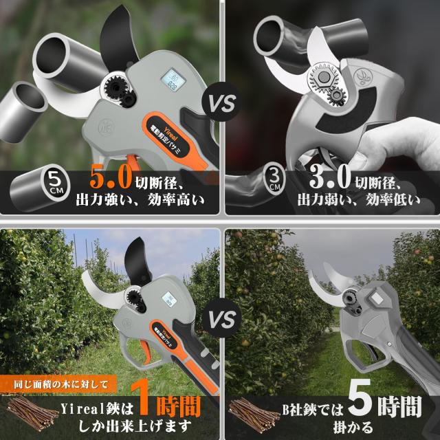 電動バサミ 【山本造園会社監修】業界初の5cm電動剪定ばさみ 24V 電動バサミ 【山本造園会社監修】業界初の5cm電動剪定ばさみ 24V