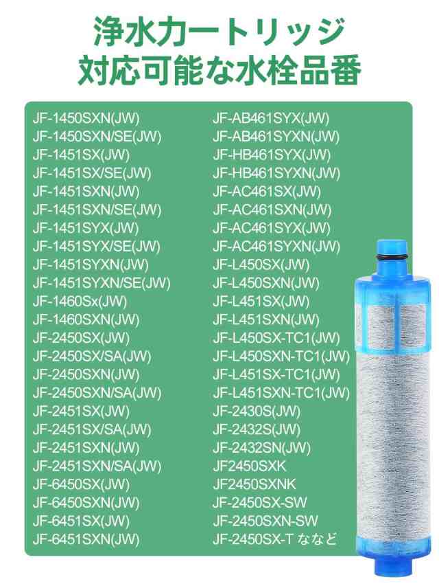 【正規品】 JF-21-T 交換用浄水器カートリッジ オールインワン塩素除去カートリッジ 蛇口 (JF-21 3個入り 3本セット)の通販は