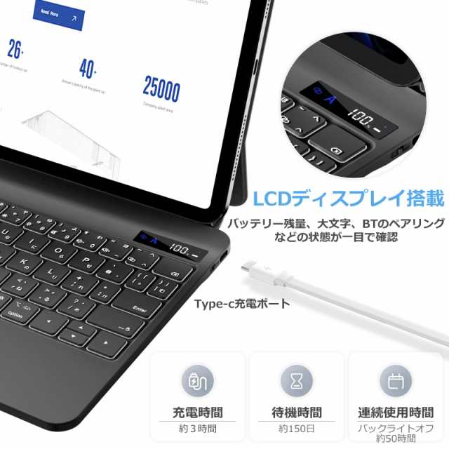 Amazon.co.jp: マジックキーボードHOU iPad キーボードは11