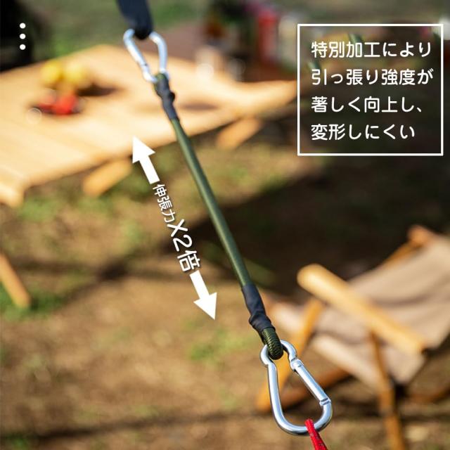 シェード 取り付け金具 強力 フック 2個入り ゴムひも 荷台用ゴム