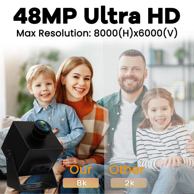 ELP 48 MP USBカメラ 8KウルトラHD 200度広角魚眼レンズ ELP 48MP USBカメラ 8KウルトラHD USBカメラ 200度広角魚眼レンズ付き