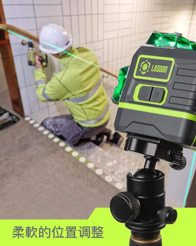 LasGoo レーザ気泡管水準器 セルフレベリング 360°x3 グリーンクロス生産ライン レーザ物の具 工事や絵図の吊り下げに、遠隔操作付き添い人、プロフ