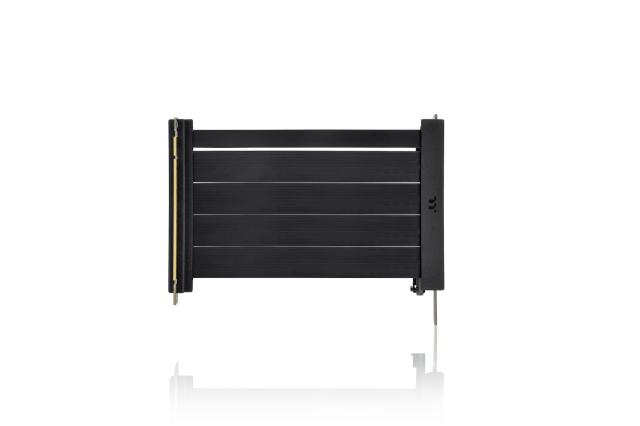Thermaltake PCI-E 4.0 Dual 90 Degree Riser Cable 130mm Black AC-071-CO1OTN-C1 CS9320_1