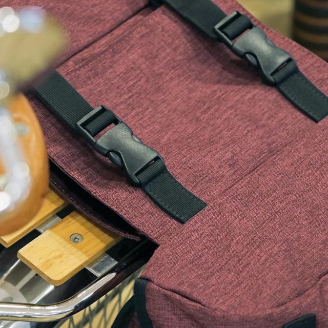 TOURBON 自転車 バッグ パニエバッグ リアバッグ バイク用 通勤 通学 旅行 ショルダーバッグ 大容量 17L