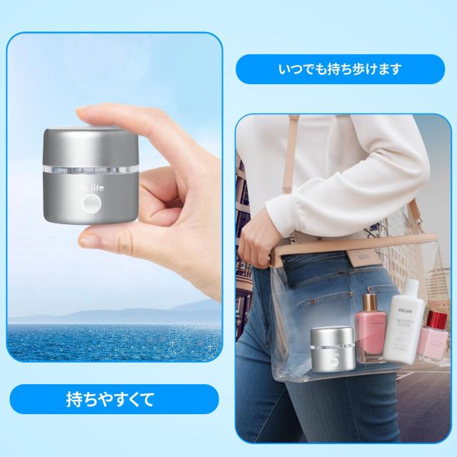 H2 Life 水素水生成器 携帯型 高濃度の水素すい生成器 3200PPB 携帯に