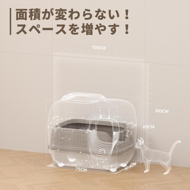 「臭いを徹底分解」猫 トイレ 自動,光触媒TiO2三重消臭 猫 Amazon | PetSnowy【臭いを徹底分解】 猫 自動トイレ,光触媒TiO2三重消