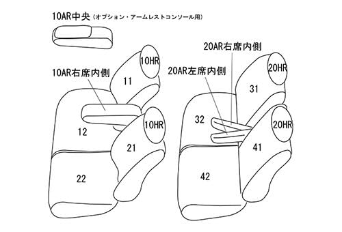 クラッツィオ(Clazzio) シートカバー 全席セット N-BOX/N-BOXカスタム JF5 / JF6 R5(2023)/10~ ジュニア ブラック EH-2065 【41EHG2065K_2