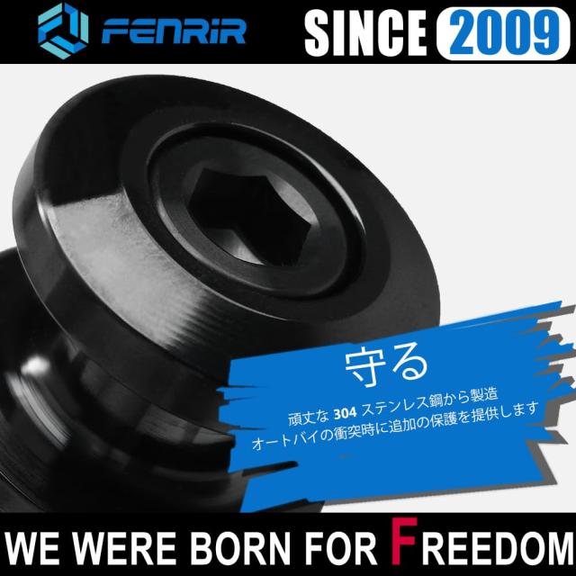 FENRIR オートバイのスイングアームスプールスタンドフックフィットM8